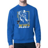 St. Louis Blues Starter Player Grid Fleece Pullover Sweatshirt - Blue - NHL