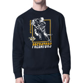 Nashville Predators Starter Player Grid Fleece Pullover Sweatshirt - Navy - NHL