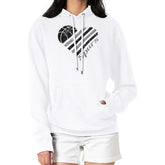 San Antonio Spurs G-III 4Her by Carl Banks Women's Heart Pullover Hoodie - White - NBA