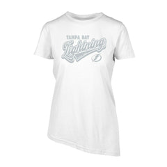 Tampa Bay Lightning Levelwear Women's Birch Sweep T-Shirt - White - NHL