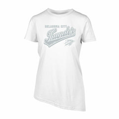 Oklahoma City Thunder Levelwear Women's Birch Sweep T-Shirt White - NBA