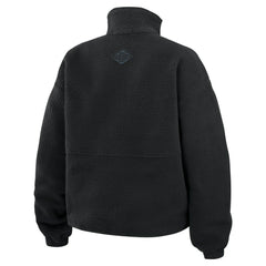 Vegas Golden Knights WEAR by Erin Andrews Women's Polar Fleece Half-Zip Jacket - Black - NHL