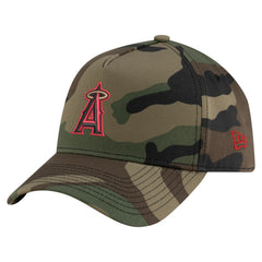 Los Angeles Angels New Era Woodland Team Pop 9FORTY A-Frame Adjustable Hat - MLB