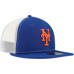 New York Mets New Era Team Color 59FIFTY Trucker Fitted Hat - MLB