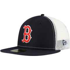 Boston Red Sox New Era Team Color 59FIFTY Trucker Fitted Hat - MLB