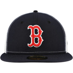 Boston Red Sox New Era Team Color 59FIFTY Trucker Fitted Hat - MLB