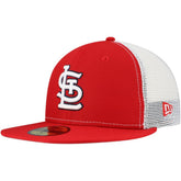 St. Louis Cardinals New Era Team Color 59FIFTY Trucker Fitted Hat - MLB