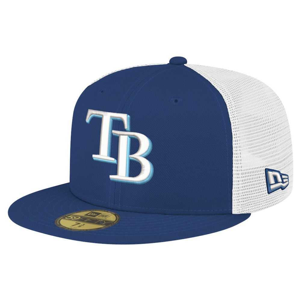 Tampa Bay Rays New Era Team Color 59FIFTY Trucker Fitted Hat - MLB
