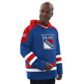 New York Rangers Starter Hockey Pullover Hoodie - Blue/Red - NHL