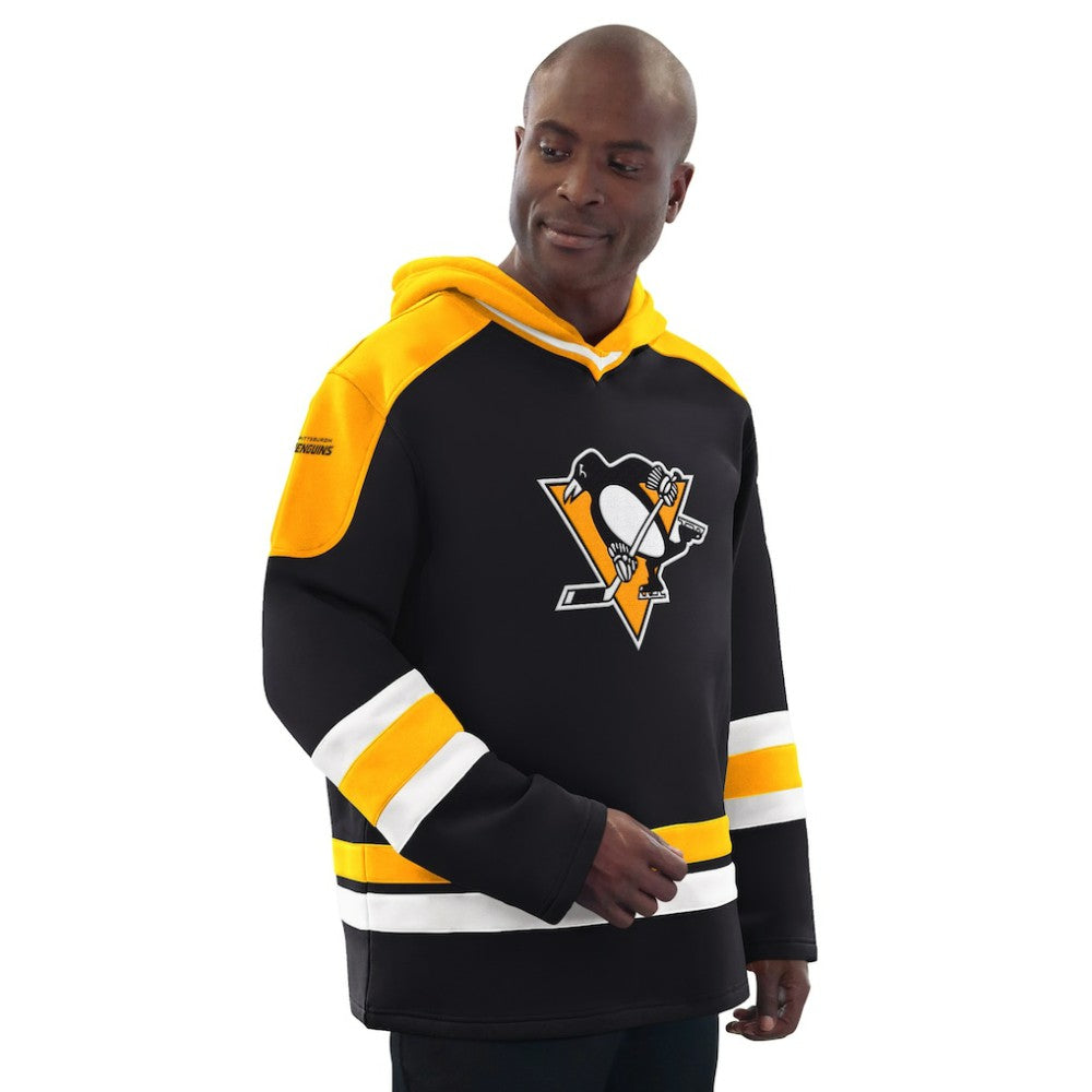 Pittsburgh Penguins Starter Hockey Pullover Hoodie - Black/Gold - NHL