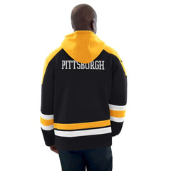 Pittsburgh Penguins Starter Hockey Pullover Hoodie - Black/Gold - NHL