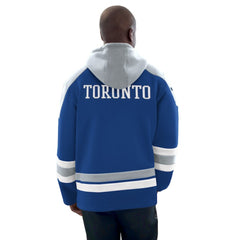 Toronto Maple Leafs Starter Hockey Pullover Hoodie - Blue/Gray - NHL