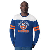 New York Islanders Starter Blitz Durene Long Sleeve T-Shirt - Royal - NHL