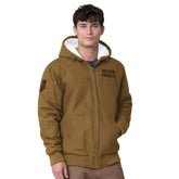 Vegas Golden Knights G-III Sports by Carl Banks Build Up Full-Zip Hoodie Jacket - Tan - NHL