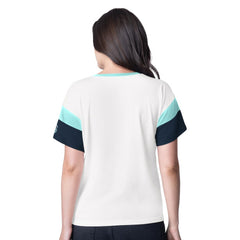 Seattle Kraken G-III 4Her by Carl Banks Women's Rink Oversized Rhinestone V-Neck T-Shirt - White - NHL