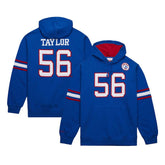 Lawrence Taylor New York Giants Retired Player Name & Number Pullover Hoodie Royal | Mitchell & Ness