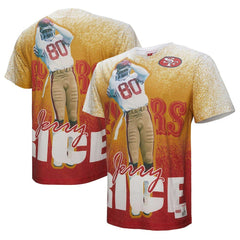 Jerry Rice San Francisco 49ers Burst Retired Player T-Shirt Gray | Mitchell & Ness