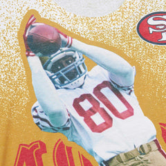 Jerry Rice San Francisco 49ers Burst Retired Player T-Shirt Gray | Mitchell & Ness