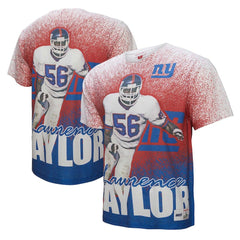 Lawrence Taylor New York Giants Burst Retired Player T-Shirt Gray | Mitchell & Ness