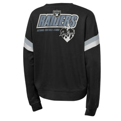 Las Vegas Raiders Girls Eternal Love Pullover Sweatshirt Black | NFL