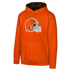 Cleveland Browns Youth Prime Pullover Hoodie Orange | NFL