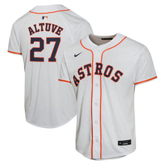 Jose Altuve Houston Astros Nike Youth Home Game Player Jersey - MLB