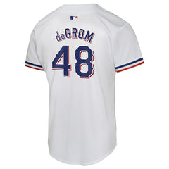 Jacob deGrom Texas Rangers Nike Youth Home Game Player Jersey - MLB