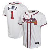 Ozzie Albies Atlanta Braves Nike Youth Home Game Player Jersey - MLB