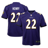 Derrick Henry Baltimore Ravens Youth Game Jersey Purple | Nike for Sale