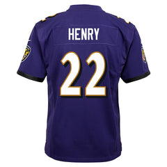 Derrick Henry Baltimore Ravens Youth Game Jersey Purple | Nike for Sale