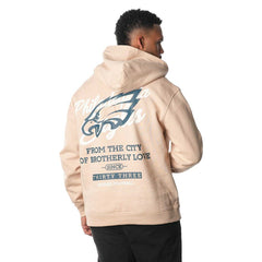 Philadelphia Eagles The Wild Collective Unisex Fleece Pullover Hoodie Cream | NFL