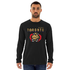 Toronto Raptors 2024/25 City Edition Long Sleeve T-Shirt Black - NBA