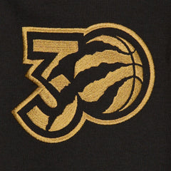 Toronto Raptors 2024/25 City Edition Chenille Heavyweight Pullover Hoodie Black - NBA