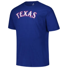 Evan Carter Texas Rangers Fanatics Big & Tall Name & Number T-Shirt - MLB