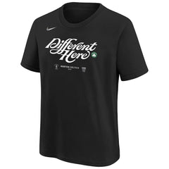Boston Celtics Youth 2024 NBA Playoffs Mantra T-Shirt Black - NBA