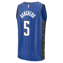 Paolo Banchero Orlando Magic Youth Fast Break Replica Player Jersey Statement Edition Blue - NBA