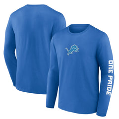Detroit Lions One Pride Long Sleeve T-Shirt Blue | Fanatics