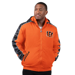 Cincinnati Bengals Starter Thursday Night Gridiron Full-Zip Jacket Orange | NFL