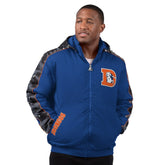 Denver Broncos Starter Thursday Night Gridiron Full-Zip Hoodie Jacket Navy | NFL