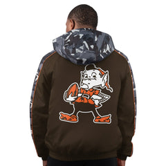 Cleveland Browns Starter Thursday Night Gridiron Full-Zip Hoodie Jacket Brown | NFL