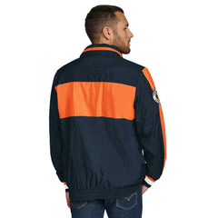 Chicago Bears Tommy Hilfiger Gael Lightweight Half-Zip Pullover Hoodie Jacket Navy | NFL