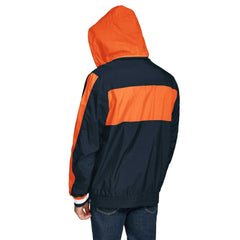 Chicago Bears Tommy Hilfiger Gael Lightweight Half-Zip Pullover Hoodie Jacket Navy | NFL