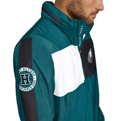 Philadelphia Eagles Tommy Hilfiger Gael Lightweight Half-Zip Hoodie Jacket Green | NFL