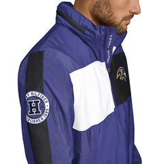 Baltimore Ravens Tommy Hilfiger Gael Lightweight Half-Zip Pullover Hoodie Jacket Purple | NFL