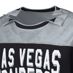 Las Vegas Raiders G-III Sports by Carl Banks Adaptive Hail Mary Long Sleeve T-Shirt Black/Silver | NFL