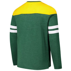Green Bay Packers G-III Sports by Carl Banks Adaptive Hail Mary Long Sleeve T-Shirt Green/Gold | NFL