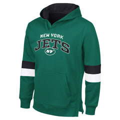 New York Jets G-III Sports by Carl BanksMen's Adaptive Faceoff Pullover Hoodie Green/Gray | NFL
