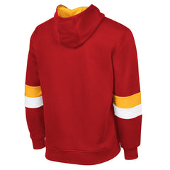 Kansas City Chiefs G-III Sports by Carl Banks Adaptive Faceoff Pullover Hoodie Red/Gold | NFL