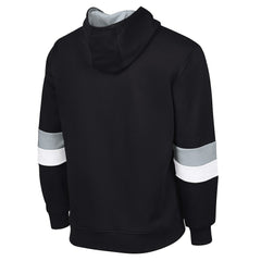 Las Vegas Raiders G-III Sports by Carl Banks Adaptive Faceoff Pullover Hoodie Black/Silver | NFL