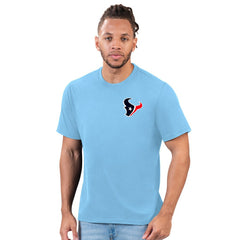 Houston Texans Margaritaville Flip Flop T-Shirt Light Blue | NFL
